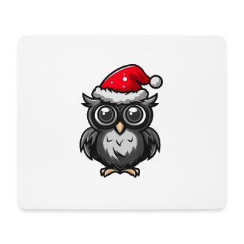 Owl Christmas - Mouse Pad (horizontal) - white - Front
