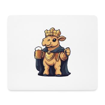 Kamel Bier Lustig - Mousepad (Querformat) - Weiß - Vorne