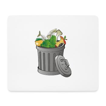 trash - Mouse Pad (horizontal) - white - Front