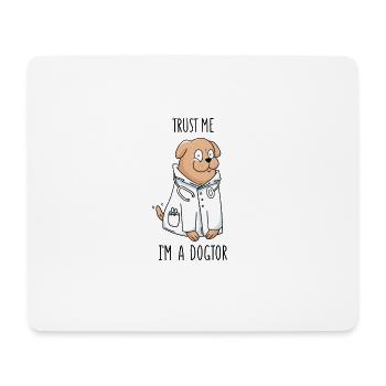 The dog doctor - Mouse Pad (horizontal) - white - Front