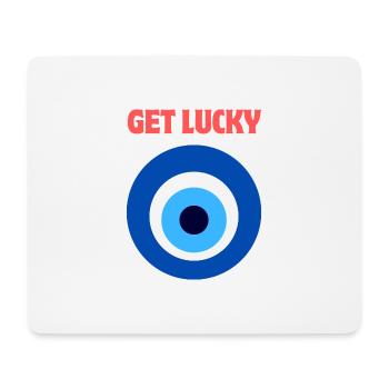 Get Lucky / Nazar Eyes - Mouse Pad (horizontal) - white - Front