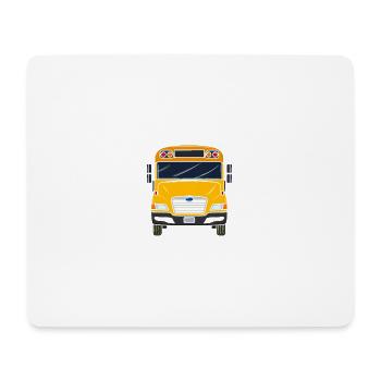 Be Nice To Bus Driver - Mousepad (Querformat) - Weiß - Vorne