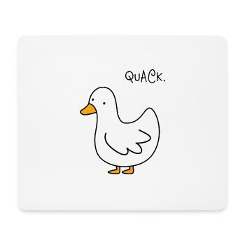 Gans - Mousepad (Querformat) - Weiß - Vorne