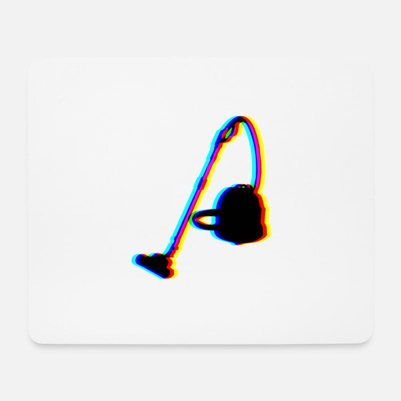 staubsauger - Mousepad (Querformat) - Weiß