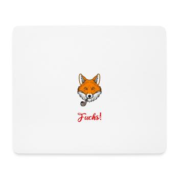Geht Hier Was Kaputt Pfeift Der Fuchs Geschenk - Mousepad (Querformat) - Weiß - Vorne