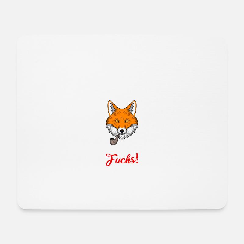 Geht Hier Was Kaputt Pfeift Der Fuchs Geschenk - Mousepad (Querformat) - Weiß