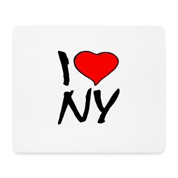 New York - Tapis de souris (format paysage) - blanc - Devant
