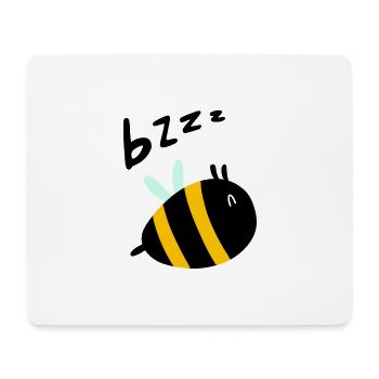 Bzzz - Mousepad (Querformat) - Weiß - Vorne