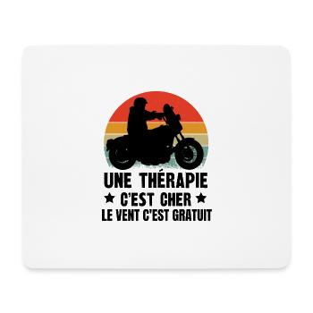 une thérapie c'est cher - Tapis de souris (format paysage) - blanc - Devant