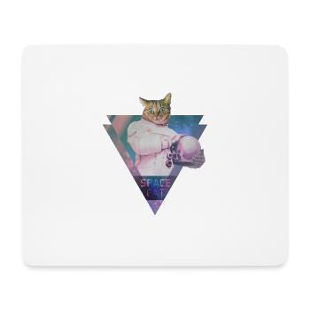 SPACE CAT - Mouse Pad (horizontal) - white - Front