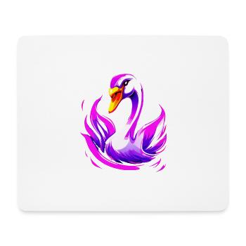 swan 1 - Mousepad (Querformat) - Weiß - Vorne