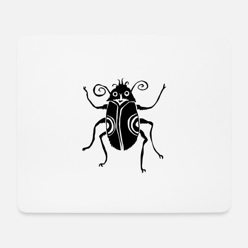 Zierkäfer - Mousepad (Querformat) - Weiß