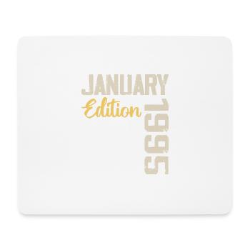 Cadeau D'anniversaire Nées En Janvier 1995 - 1995 - Tapis de souris (format paysage) - blanc - Devant