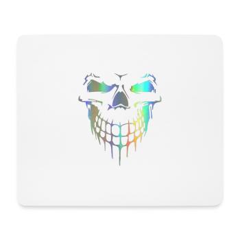 Totenkopf - Mousepad (Querformat) - Weiß - Vorne