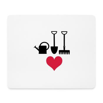Garten - Mousepad (Querformat) - Weiß - Vorne
