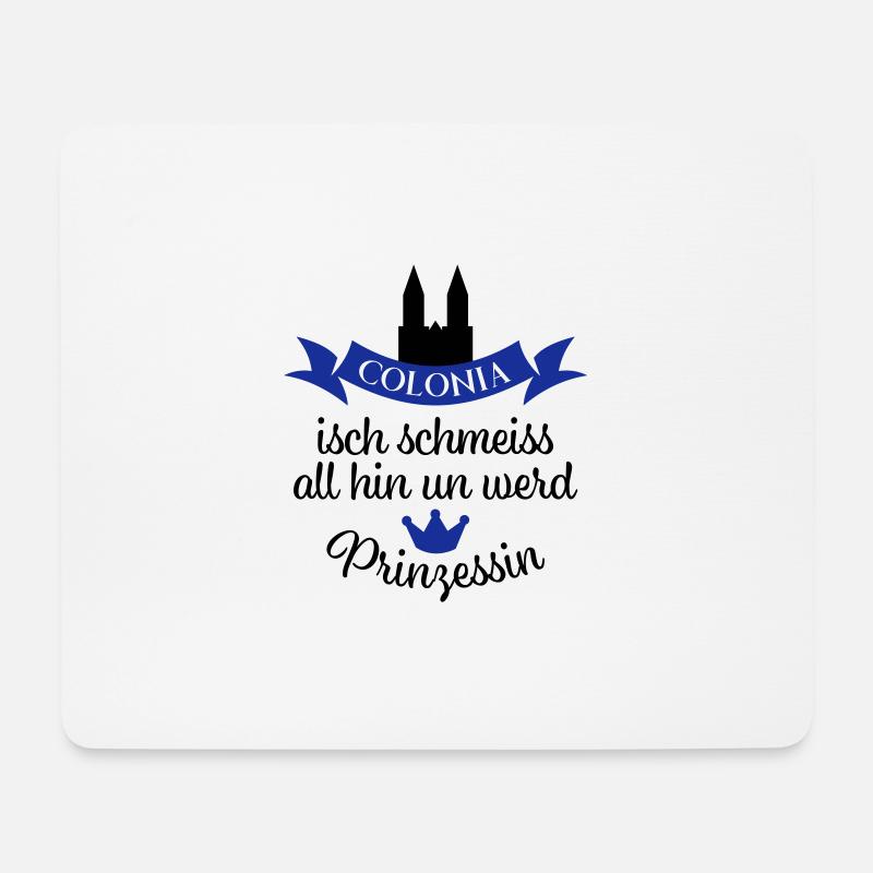 Kölner Karneval - Mousepad (Querformat) - Weiß