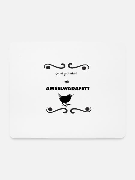 Amselwada - Mousepad (Querformat) - Weiß