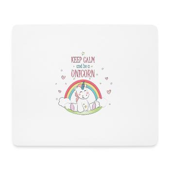 Unicorn - Mousepad (Querformat) - Weiß - Vorne