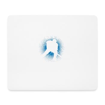 BORN TO HOCKEY GEBURTSTAG GESCHENK 2012 - Mousepad (Querformat) - Weiß - Vorne