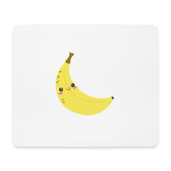 banane banana obst veggie gemuese fruits31 - Mousepad (Querformat) - Weiß - Vorne