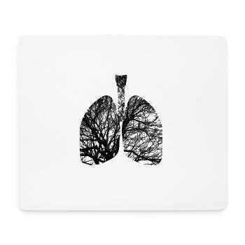 Nature lung tree - Mouse Pad (horizontal) - white - Front