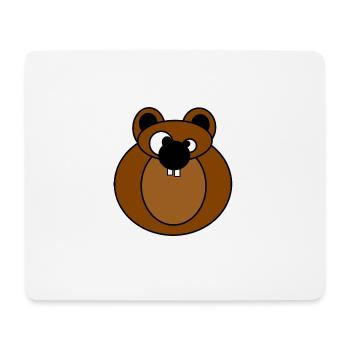 Eichhörnchen - Mousepad (Querformat) - Weiß - Vorne