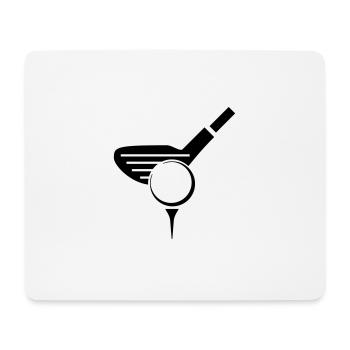 Golf - Golf Ball - Mouse Pad (horizontal) - white - Front
