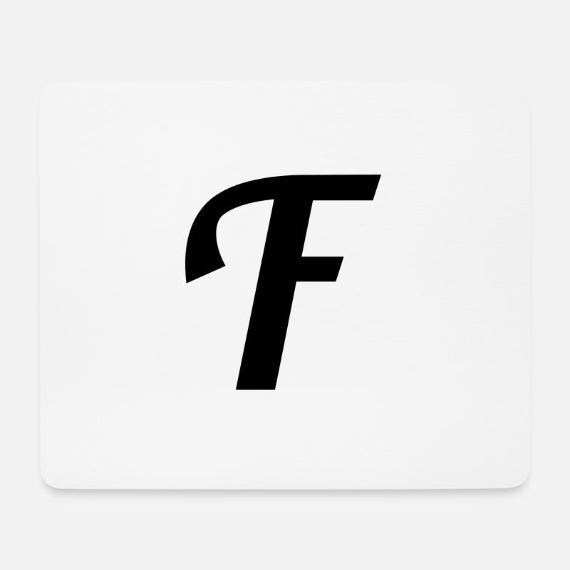 F - Mousepad (Querformat) - Weiß