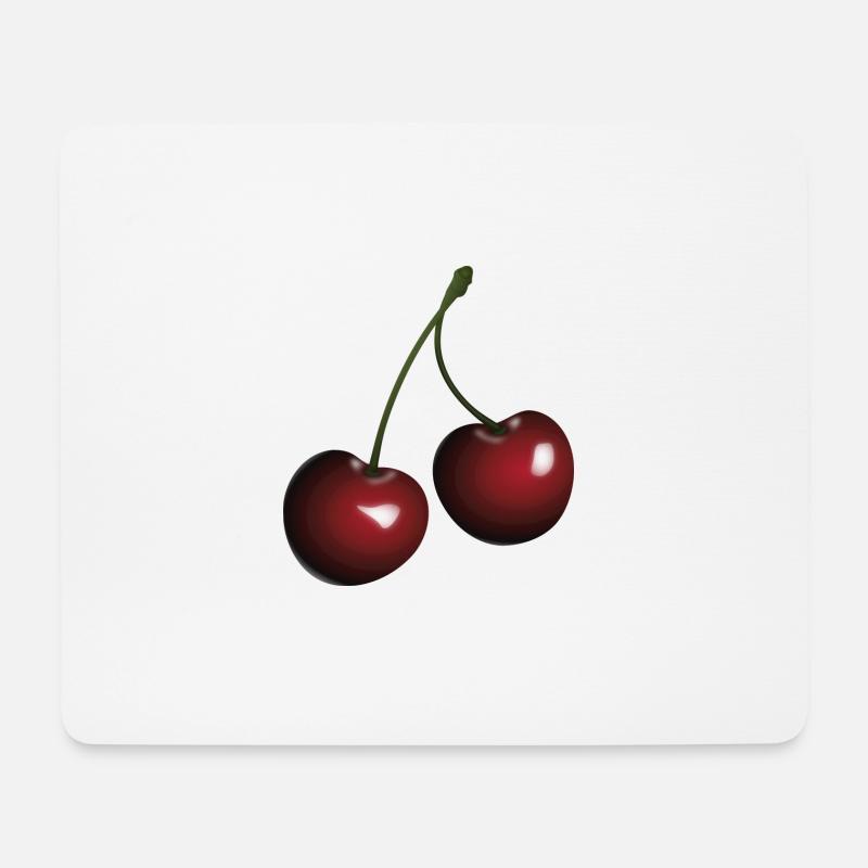 cherries - Mouse Pad (horizontal) - white