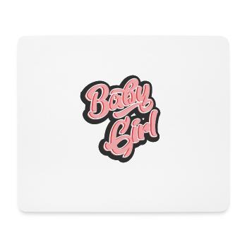 petite fille - Tapis de souris (format paysage) - blanc - Devant