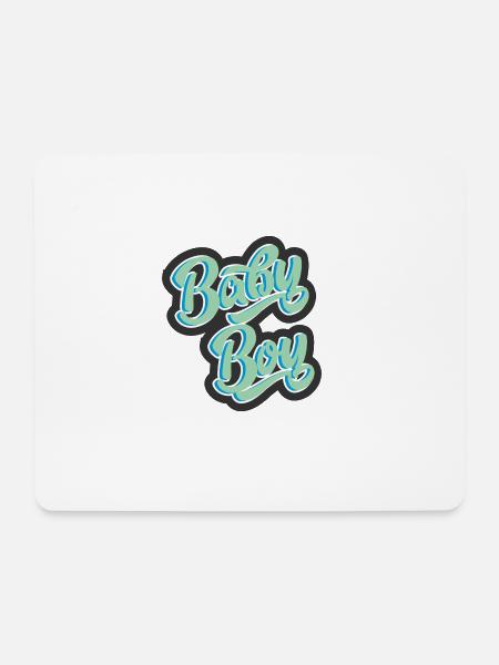 Baby boy - Mouse Pad (horizontal) - white