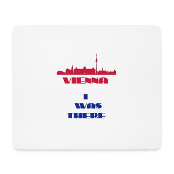 J'étais là Vienne - Tapis de souris (format paysage) - blanc - Devant