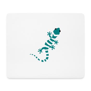 Gecko Salamander Eidechse Reptil Klettern Geschenk - Mousepad (Querformat) - Weiß - Vorne