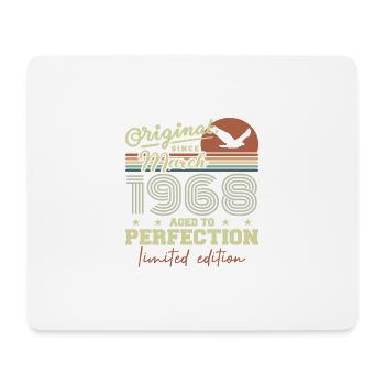 Anniversaire Mars 1968 - Tapis de souris (format paysage) - blanc - Devant