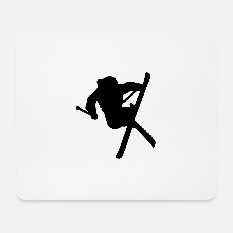 FREESKI - Mousepad (Querformat) - Weiß