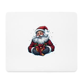 Santa Claus wishes you a Merry Christmas - Mouse Pad (horizontal) - white - Front