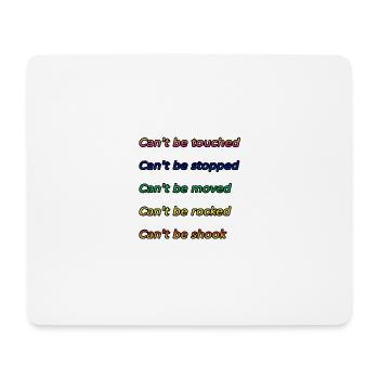 Cant be touched Roy Jones - Mousepad (Querformat) - Weiß - Vorne