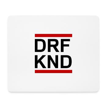 DORFKIND schwarz - Mousepad (Querformat) - Weiß - Vorne