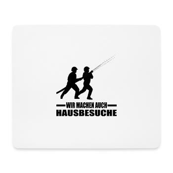 Feuerwehr - Mousepad (Querformat) - Weiß - Vorne