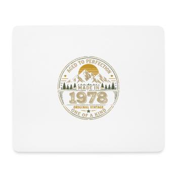 1978 Birthday Party 1978 - Born in 1978 - Mouse Pad (horizontal) - white - Front