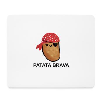 Brava Kartoffel - Mousepad (Querformat) - Weiß - Vorne