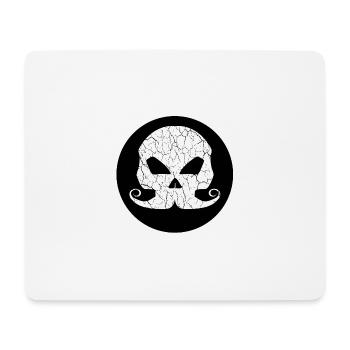 Skull Totenkopf Bones Vintage - Mousepad (Querformat) - Weiß - Vorne