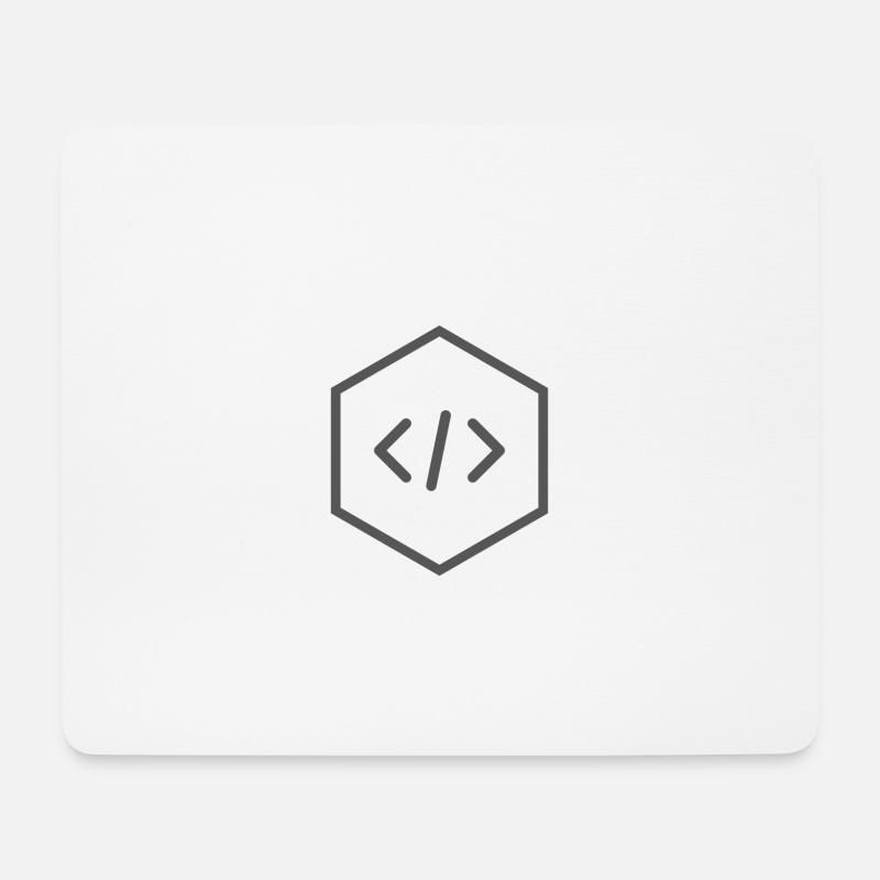 code - Mouse Pad (horizontal) - white