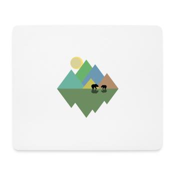 Bears in love - Mouse Pad (horizontal) - white - Front