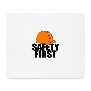 Safety First Safety First Protective Helmet Protect - Mouse Pad (horizontal) - white - Front