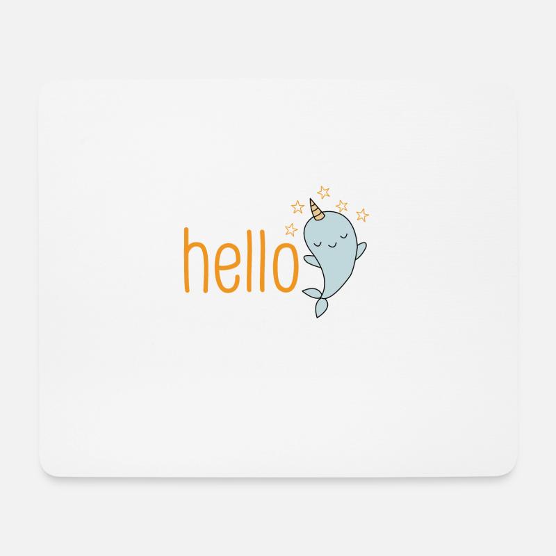 beau design créatif, joli cadeau - Tapis de souris (format paysage) - blanc