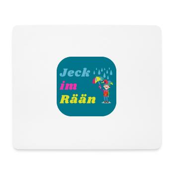 Jeck im Rään Regen Köln Kölsch Kölle Clown - Mousepad (Querformat) - Weiß - Vorne