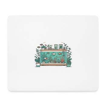Nur noch ein Tank, versprochen - Mousepad (Querformat) - Weiß - Vorne