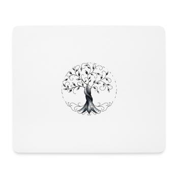 arbre de vie - Tapis de souris (format paysage) - blanc - Devant