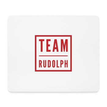 TEAM RUDOLPH Noël Joyeux Noël X-Mas : ) - Tapis de souris (format paysage) - blanc - Devant